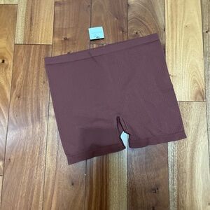 Anthropologie Terracotta Seamless Shorts